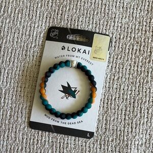 Loka SJ Sharks Bracelet - Black, Orange, Teal